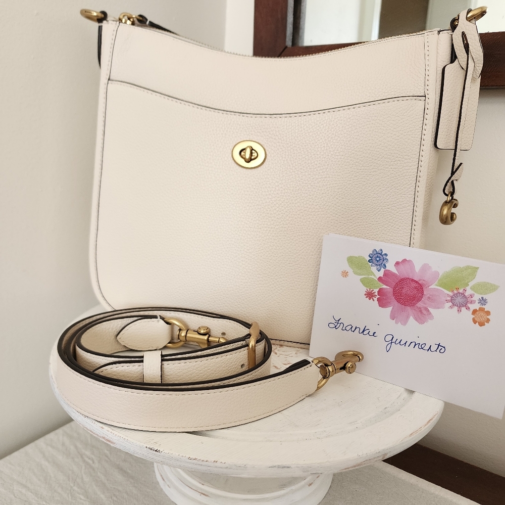 Coach Chaise Crossbody Bag NWT Color: Chalk